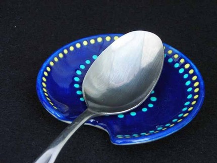 Funky Dotted Spoon Rest